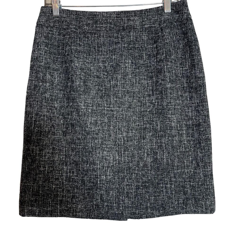 Halogen Wool Blend Tweed Pencil Skirt Women's Sz 8